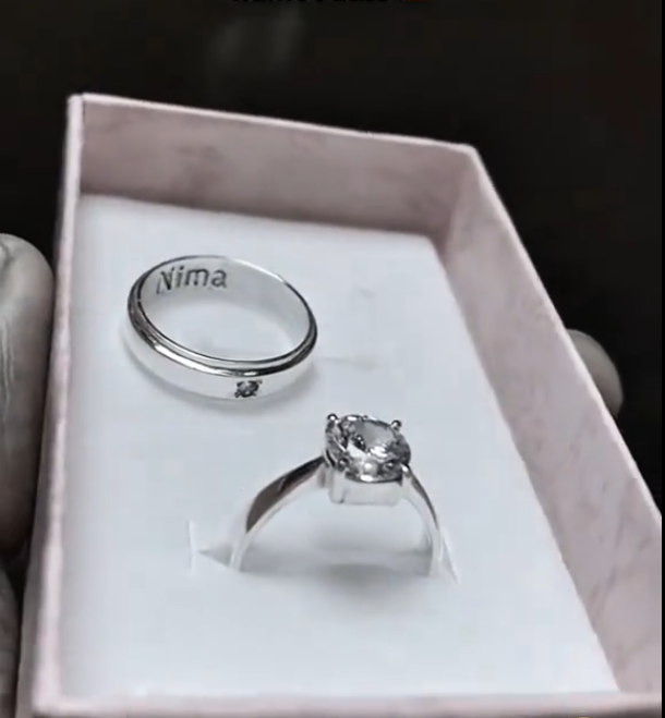 Custom Name Couple Rings